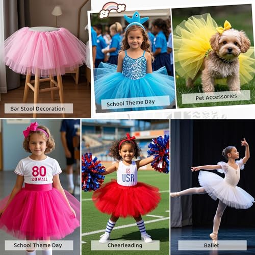 Toddler Girls Sparkly Tutu Skirt 2-8 Years Black Halloween Costume Variation