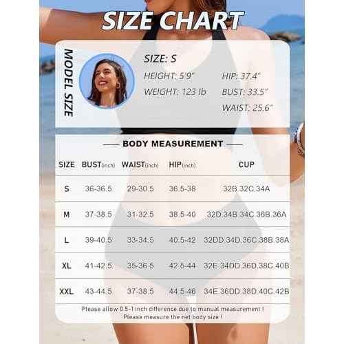 AI'MAGE Bikini Sets for Women High Waisted Two Piece Bathing Suit Tummy Control Swimsuits Halter Color Block Swimwear 2025
