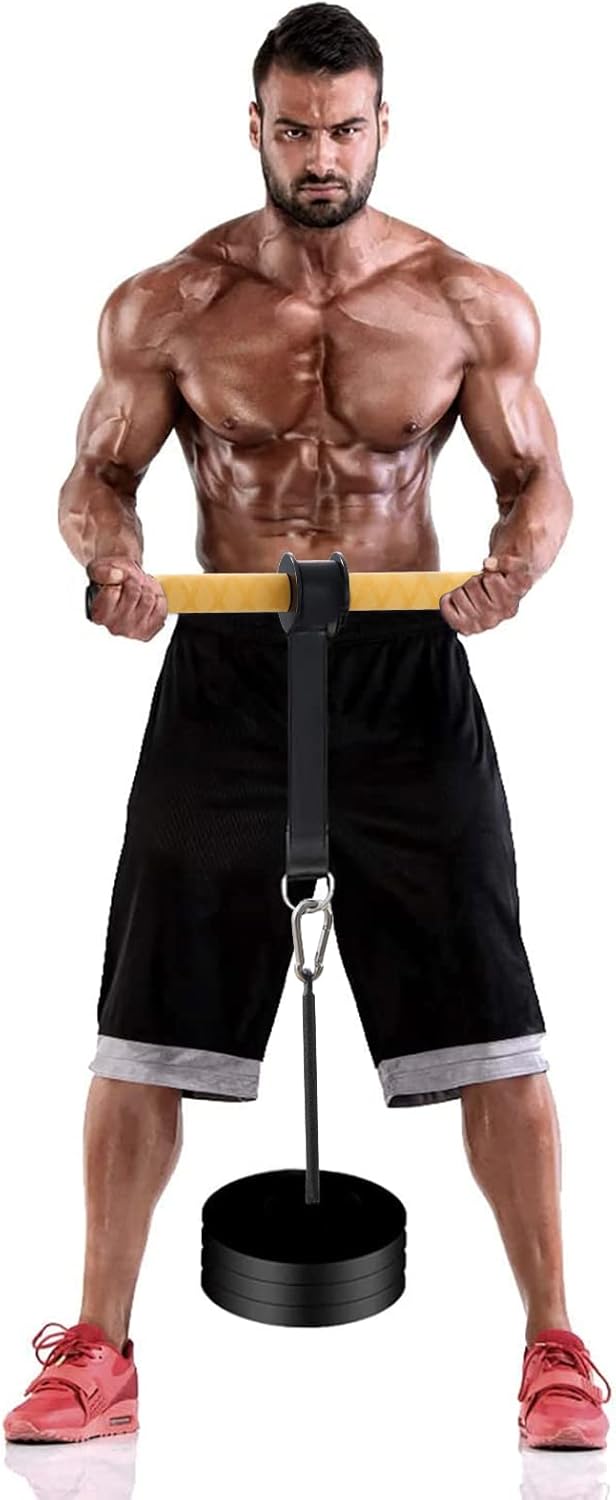 PELLOR Wrist and Forearm Blaster, Wrist Roller & Forearm Roller with Anti-Slip Grip Handles, Forearm Strength Trainer Ideal for Grip Strength, Muscle Building, Rehabilitation