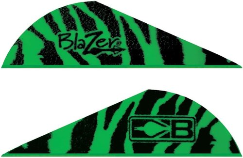 Bohning Blazer Vane (Pack of 36), Green Tiger,2",10831GT2