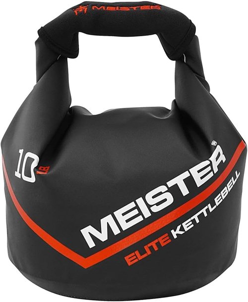 Meister Elite Portable Sand Kettlebell - Soft Sandbag Weight - 10/15/20lb