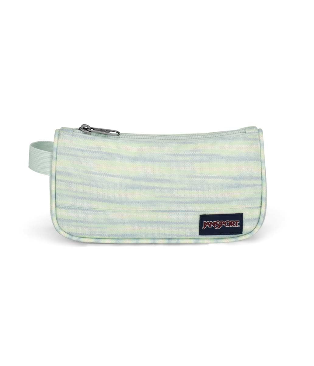 JanSport Medium Accessory Pouch, Secure Storage Space for Pens, Power Cords, Pencil Case, Ideal for Everyday Essentials - 70S Space Dye Fresh Mint