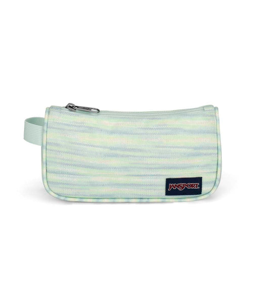 JanSport Medium Accessory Pouch, Secure Storage Space for Pens, Power Cords, Pencil Case, Ideal for Everyday Essentials - 70S Space Dye Fresh Mint