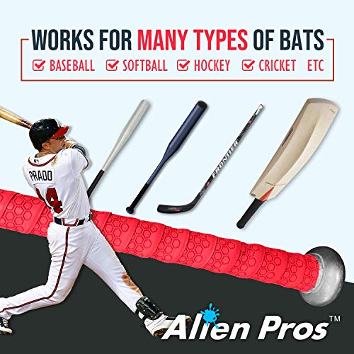 Blue Bat Grip Tape 1.1 MM for Baseball Softball Cricket - 2 Pack Precut Wraps
