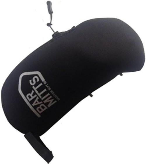 Bar Mitts Winter Bot Neoprene Bicycle Water Bottle Cover/Enclosure with Water Bottle Cage & Accessories, Black