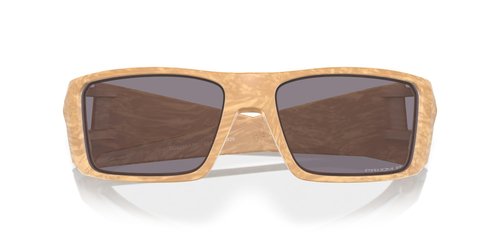 Oakley Men's OO9231 Heliostat Rectangular Sunglasses, Matte Stone Desert Tan/Prizm Grey Polarized, 61 mm