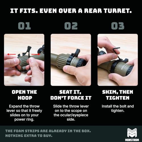 Monstrum Triton V2 Scope Throw Lever - 40 mm Diameter Accessory