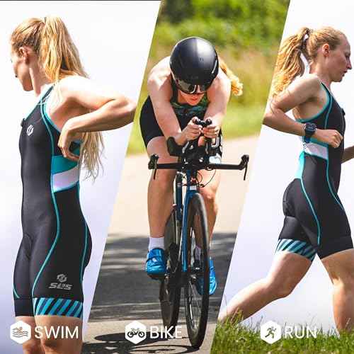 SLS3 Triathlon Suits Women - One Piece Tri Suit Women - Pro Womens Triathlon Suit - Premium Trisuit, No Shelf Bra