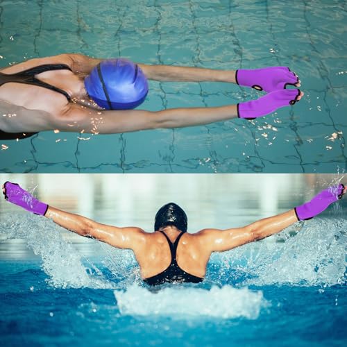Water Aerobics Set with Foam Dumbbells and Neoprene Gloves for Pool Fitness