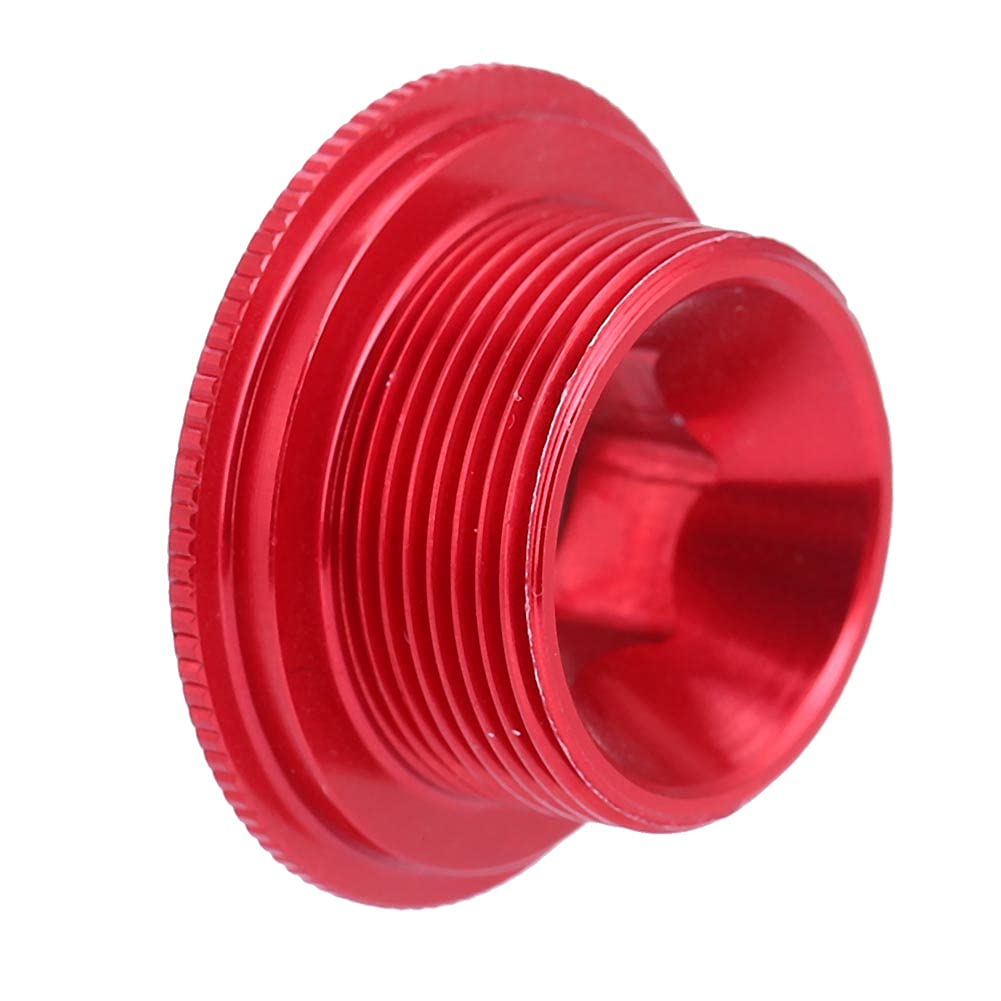 ANGGREK hollowtech Crank Tension Bolt Bicycle arm Cycling Screw 105 end Bike dust Covers Gold crankset m20 Bolts 2 Fixing ii preload m582 for Aries (Red)