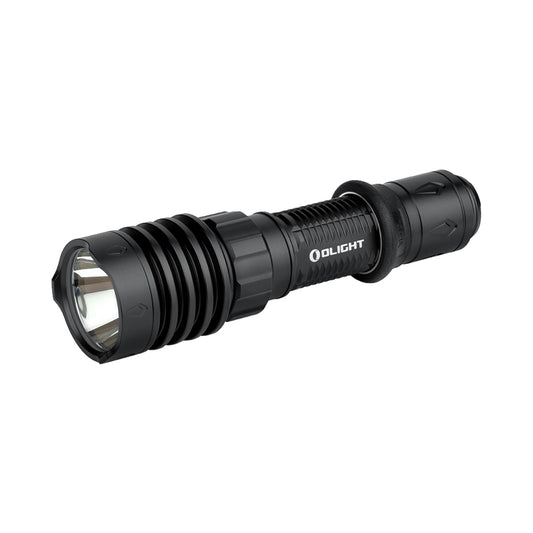 OLIGHT Warrior X 4 Rechargeable Tactical Flashlight 2,600 High Lumens with 630 Meters Long Range Thrower, Powerful Tail-Switch Light with USB-C Charging, Dual-Output for Daily (Black)