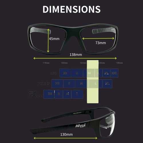 MIYUI JAPAN Anti Fog Shooting Safety Glasses for Men Women, Military Grade Gun range Hunting Airsoft Riding