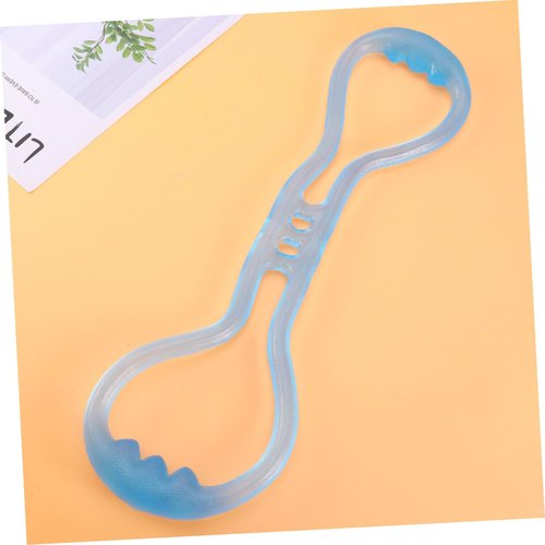 SUPVOX Silicone Yoga Resistance Band Multifunctional Figure Elastic Pull Rope Portable Compact Design for Fitness Odorless and Durable Stylish Blue