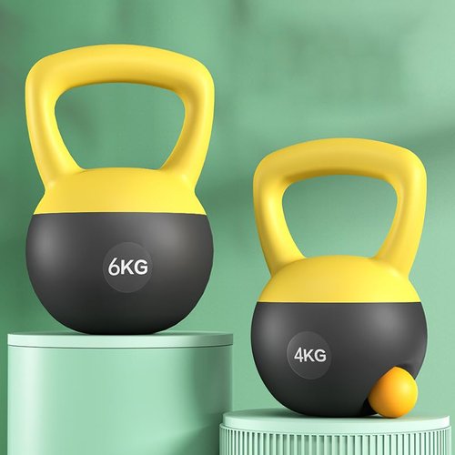 Soft Kettlebell 5lb 10lb 20lb, Strength Training Kettlebells for Womens, Kettle Bell with Iron Sand Filled, Non-Slip Handle Weights for Home Gym Workout (13.2, Pounds)