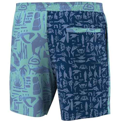 HUK Mens Pursuit Volley Pattern Short, Quick-Dry Shorts for Men
