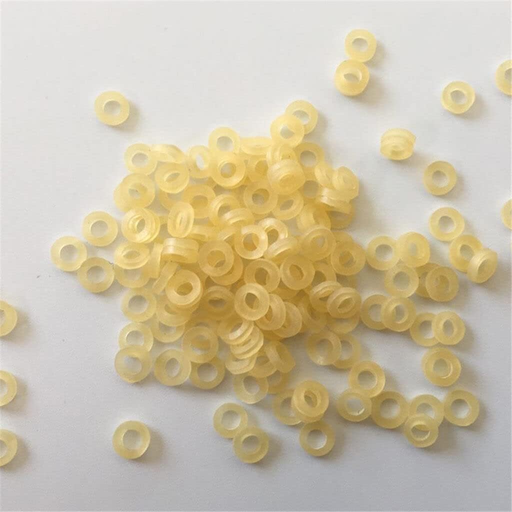 70Pcs Pellet Bands,Micro Pellet Bait Bands Match Coarse Fishing Terminal Tackle 2mm Rubber for Fishing Carp Hair Rigs and Hooks Convenient to Carry,Lures Attractants,Hunting and Fishing,Bait Rigs