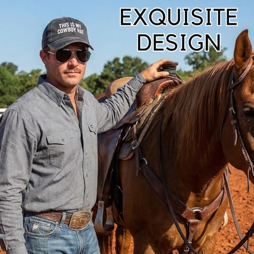 InnoBeta Cowboy Gifts Hat Cap for Men - Funny Adjustable Embroidered Trucker Hat - Variation 01-Hat