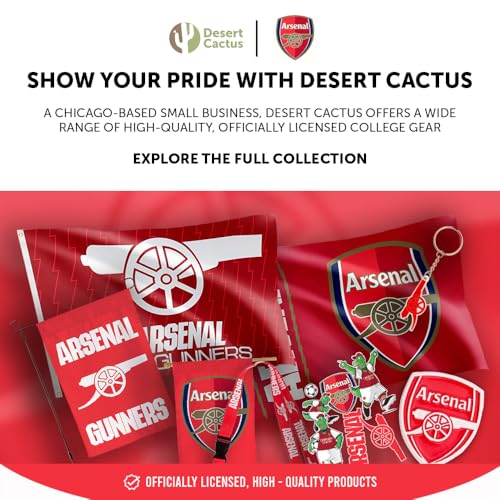 Arsenal FC Desert Cactus Football Fan Sticker Decal - Outdoor Vinyl