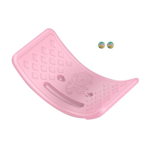 Balance Seesaw Board, Plastic for Kids Toddlers Teens Balance Training Board with Elastic Ball ()