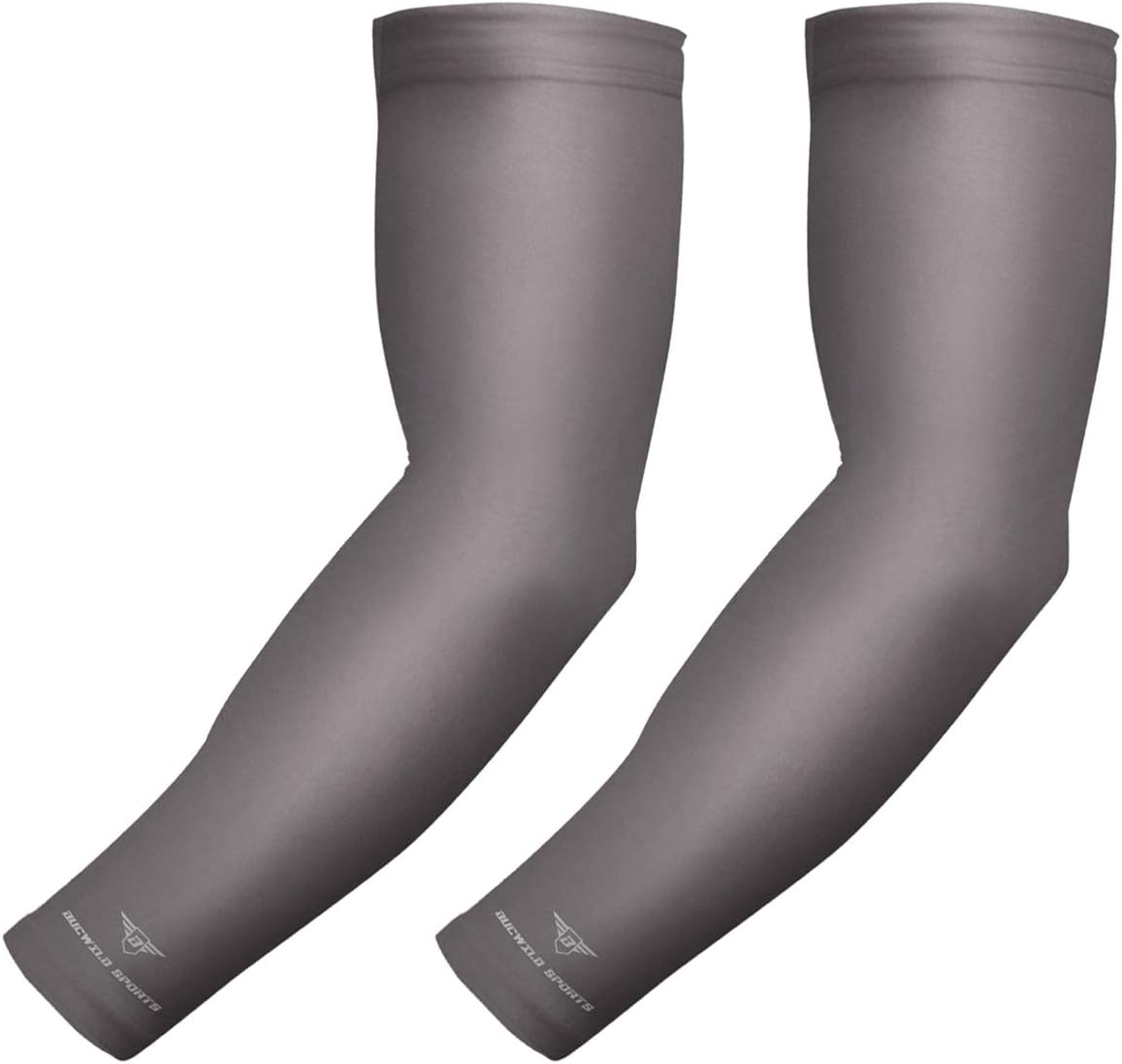 Solid Color Compression Arm Sleeves by Bucwild Sports Youth & Adult (1 Pair)