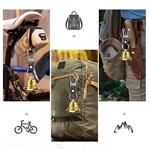 Yellow Electronic Air Horn and Bear Bell for Hiking Safety Gear Women Men