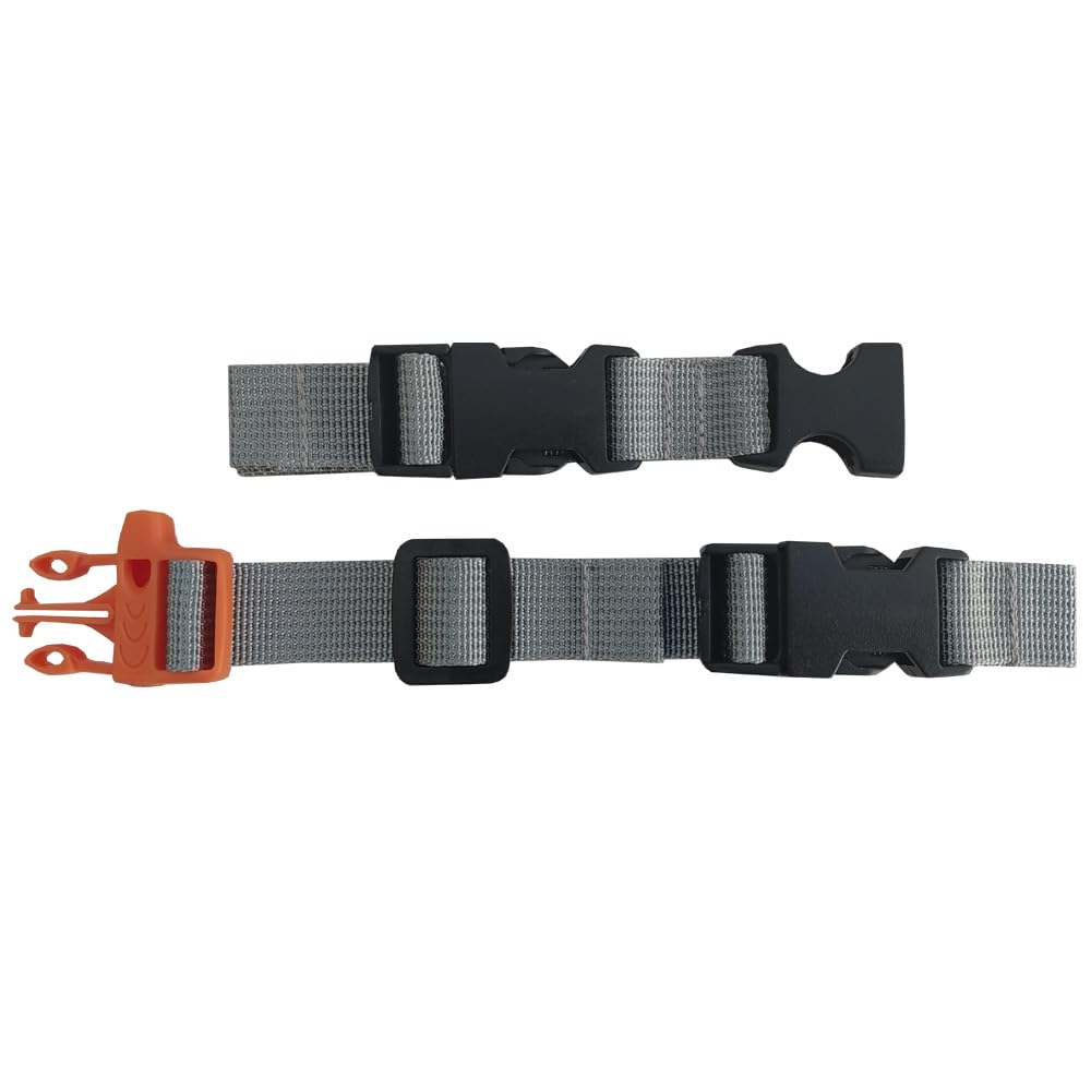 HDHYK Backpack Chest Strap - Nylon - Adjustable Universal Chest Strap (Grey)