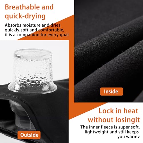 Thermal Underwear for Men Long Johns Fleece Lined Base Layer Quick Dry for Cold Weather