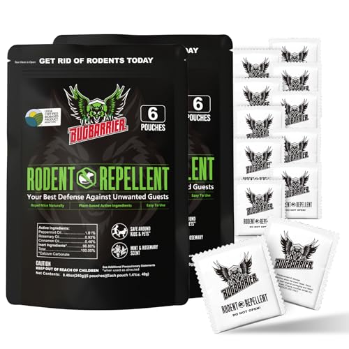 9 Ounce Extra-Strength Natural Mouse Repellent Pouches - 12 Pack