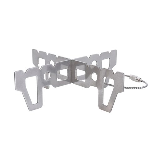 ZSYTF Mini Cross Stand Stove Rack Support Alcohols Stove Stand Stainless Steel Alcohols Stove Camping Outdoor Stove Cross Base Stainless Steel Pots Stand Alcohols Stove Cross Stand