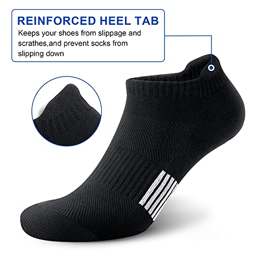 Women's Cushioned Ankle Socks 4-6 Pairs Athletic No Show Comfort