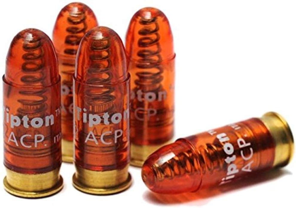 Tipton Pistol Snap Caps with False Primer and Reusable Design for Dry-Firing, Gun Maintenance, Gun Storage