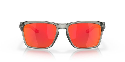 Oakley Men's Oo9448 Sylas Rectangular Sunglasses, Grey Ink/Prizm Ruby, 57 mm