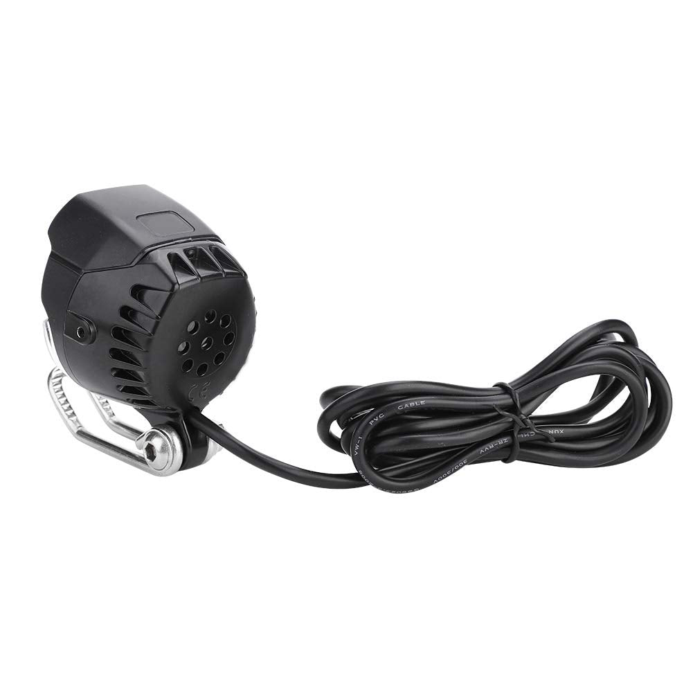 Horn Light, 12V-80V 2 in 1 Horn LED Electric Front Light for Electric Bike, Scooter, Etc