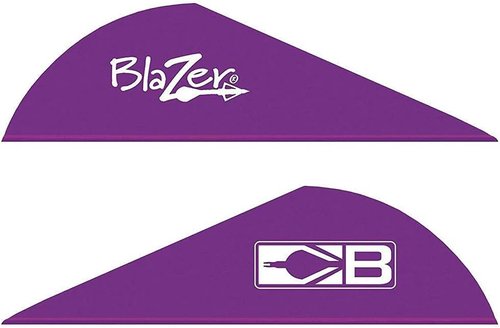 Bohning Blazer Vane (Pack of 36), Purple , 2"