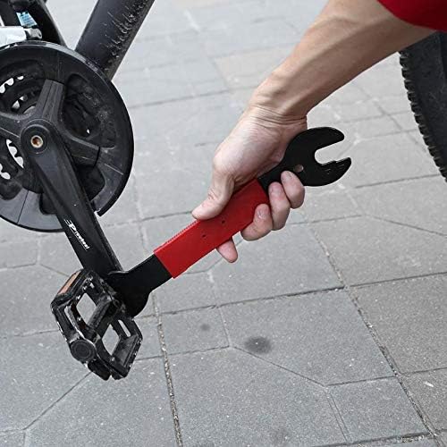 Tfwadmx 2 Pcs Bike Pedal Wrench Bicycle Spanner 15, 16, 17 mm Repair Removal Tool for Biking Cycling Mountain Bike MTB BMX