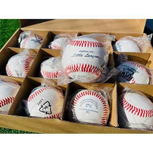 Rawlings | Senior Little League Baseballs | Competition Grade | RSLL1 | Youth/14U | 12 Count