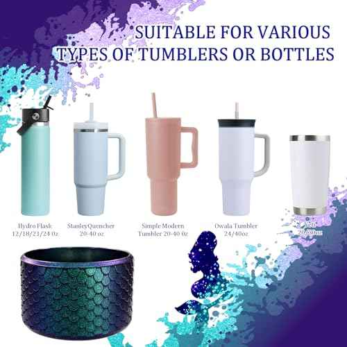 Silicone Boot for Stanley Cup 20-40 Oz£¬for Hydroflask Boot 12-24 Oz£¬for IceFlow 20-30 Oz,for Owala Tumbler 40 oz,Bottom Protector for Stanley Boot for Stanley Cup Accessories