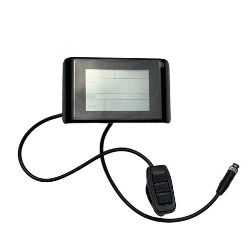 NULKOMMA Electric Bicycle LCD Display Meter Bike Computer Intelligent Display Waterproof 5-pin Male Connector 48V Ebike Speed Control Panel