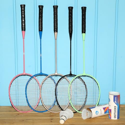 Woanger Badminton Racket Set with Shuttlecocks - Casual Colors / 10