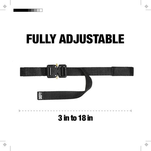 DEFY Sternum Strap | 3"-18" Adjustable Front Straps With Durable, Quick Release Buckle | Replacement Chest Straps for Backpacks | Detachable Strap, Hold Up to 1000 lbs