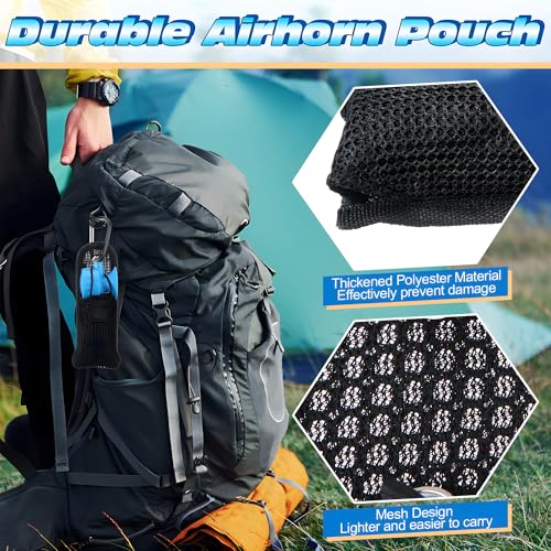 Outdoor Dog Walking Air Horn Holder with Hook & Loop - 2 Pack