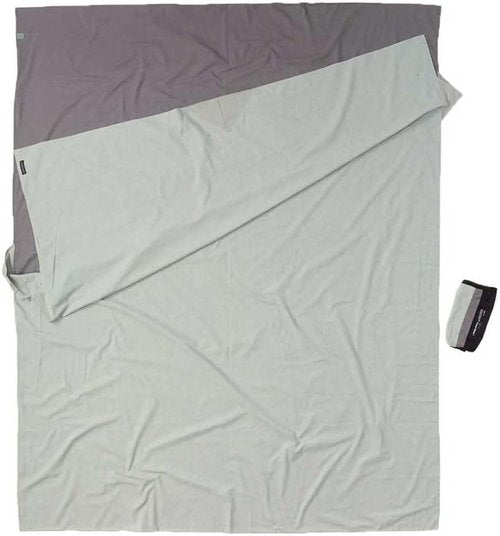 Cocoon Double Size Cotton Travel Sheet - Lightweight & Compact Travel Bedding