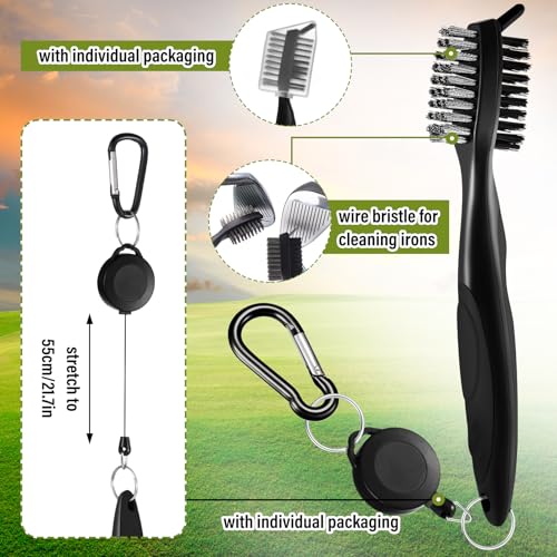 Liliful 12 Pcs Gray Golf Accessories Kit for Women and Men - Classic Style, Complete Golf Gear Set