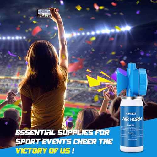 Air Horn Bear Horn: Air Horns For Safety Boat Horn For Self Defense - 115dB Heard Up to 0.5-Miles Away (1 Pack)