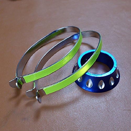 Fonder Mols (Upgraded Version) Bicycle Safety Metal Pants Clips/Pant Leg band, 1 Pair
