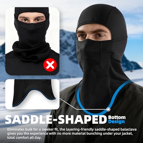 Balaclava Ski Mask for Winter Thermal Windproof Warm Face Mask for Cold Weather Outdoor Sports