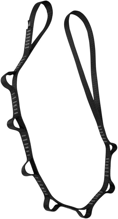 Fusion Climb 7-Loop ProChain - Heavy-Duty Stitched Nylon Webbing 43" x 0.75" - Black