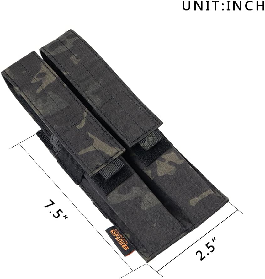 EXCELLENT ELITE SPANKER Open Top Single/Double/Triple Kriss Mag Pouch Tactical Molle MP7 Magazine Pouch