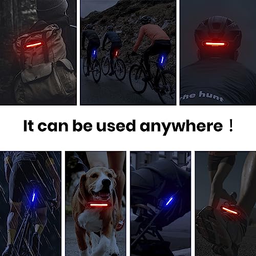 Bike Tail Light USB Rechargeable Waterproof Dual Color with 5 Modes