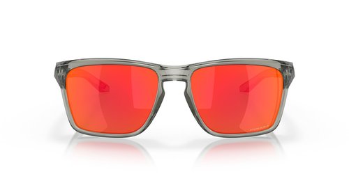 Oakley Men's Oo9448f Sylas Low Bridge Fit Rectangular Sunglasses, Grey Ink/Prizm Ruby, 58 mm